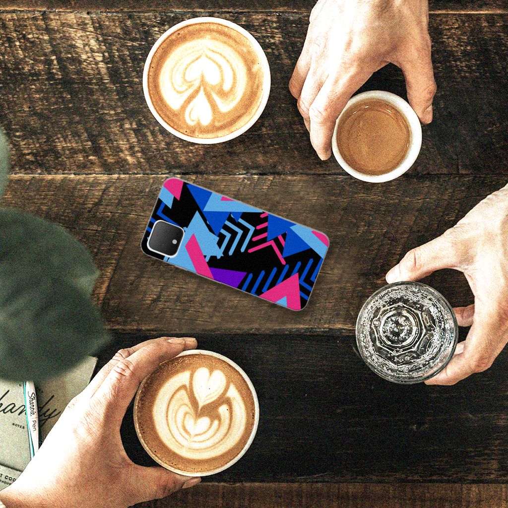 Google Pixel 4 TPU Hoesje Funky Triangle B2C Telecom