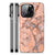 iPhone 14 Pro Marmeren Print Telefoonhoesje Marmer Oranje B2C Telecom