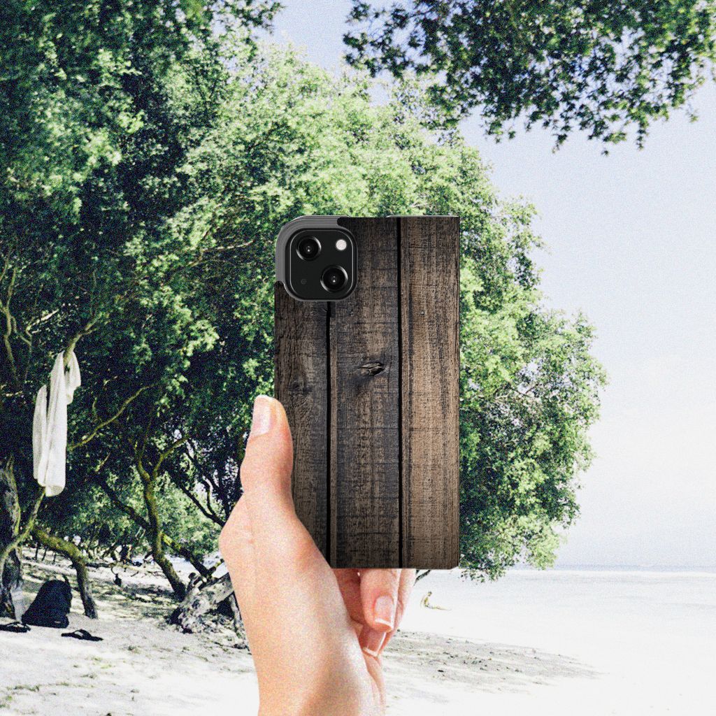 iPhone 13 Book Wallet Case Steigerhout