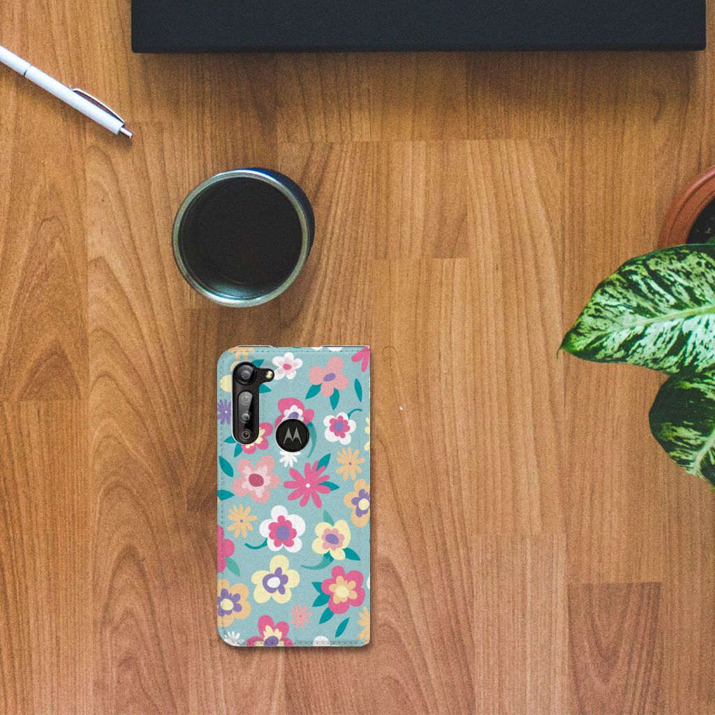 Motorola Moto G8 Power Smart Cover Flower Power
