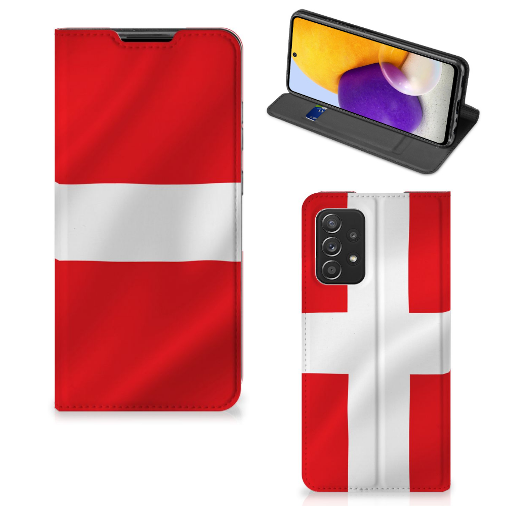 Samsung Galaxy A72 (5G/4G) Standcase Denemarken - B2C Telecom