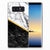 Samsung Galaxy Note 8 TPU Siliconen Hoesje Marmer Wit Zwart - Origineel Cadeau Man