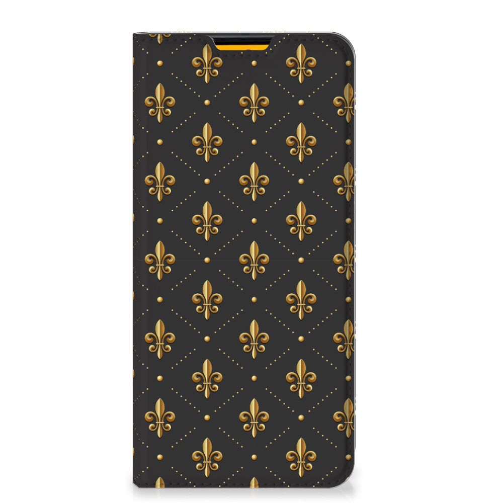 Samsung Galaxy M52 Hoesje met Magneet Franse Lelie - B2C Telecom