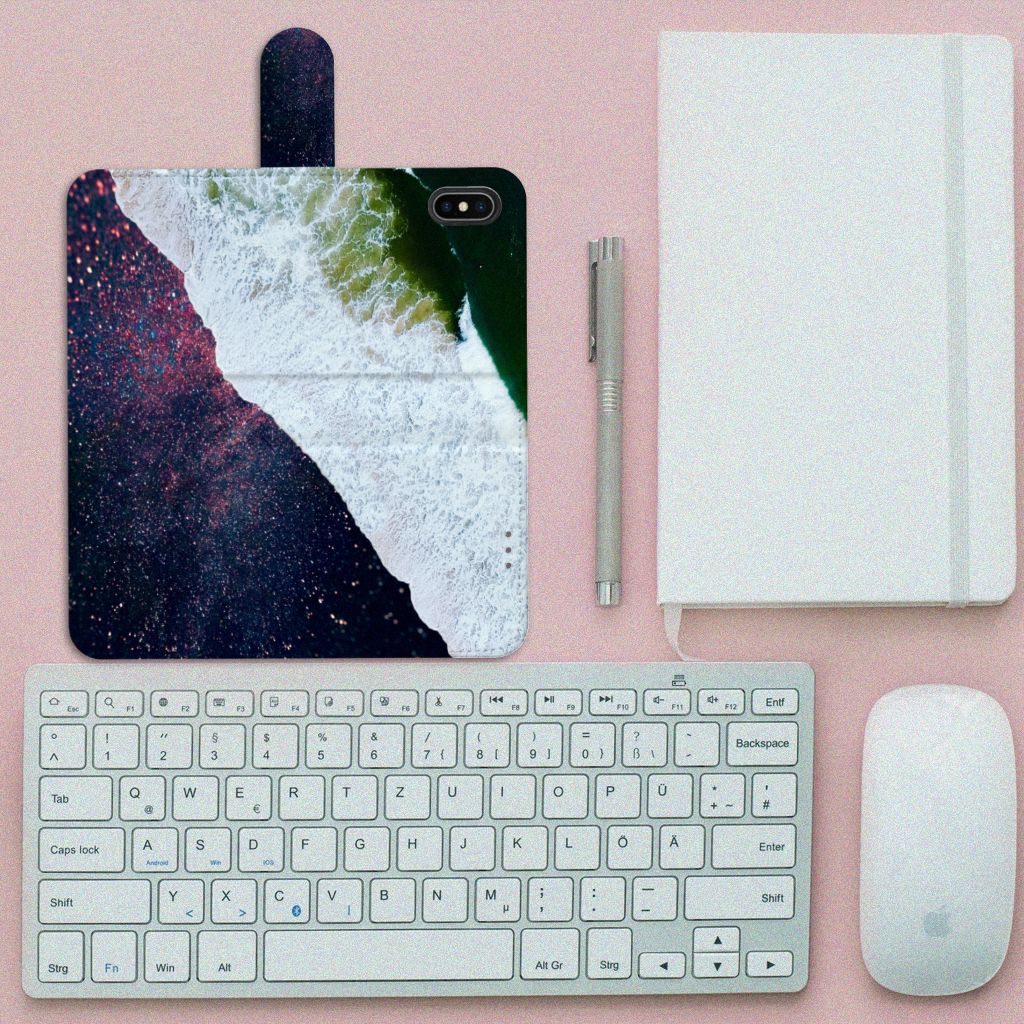 Apple iPhone Xs Max Book Case Sea in Space