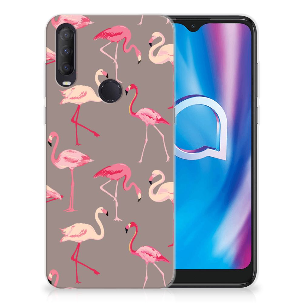 Alcatel 1S (2020) TPU Hoesje Flamingo B2C Telecom