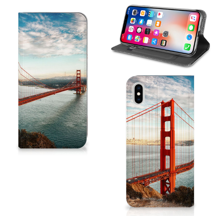 Apple iPhone Xs Max Book Cover Golden Gate Bridge