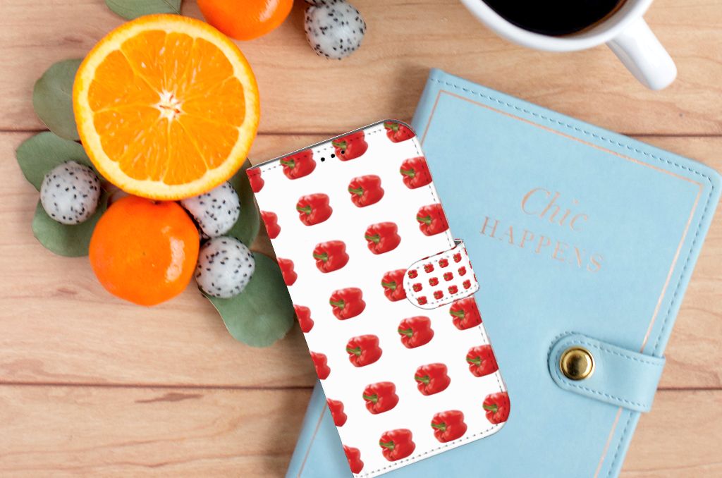 iPhone 14 Plus Book Cover Paprika Red