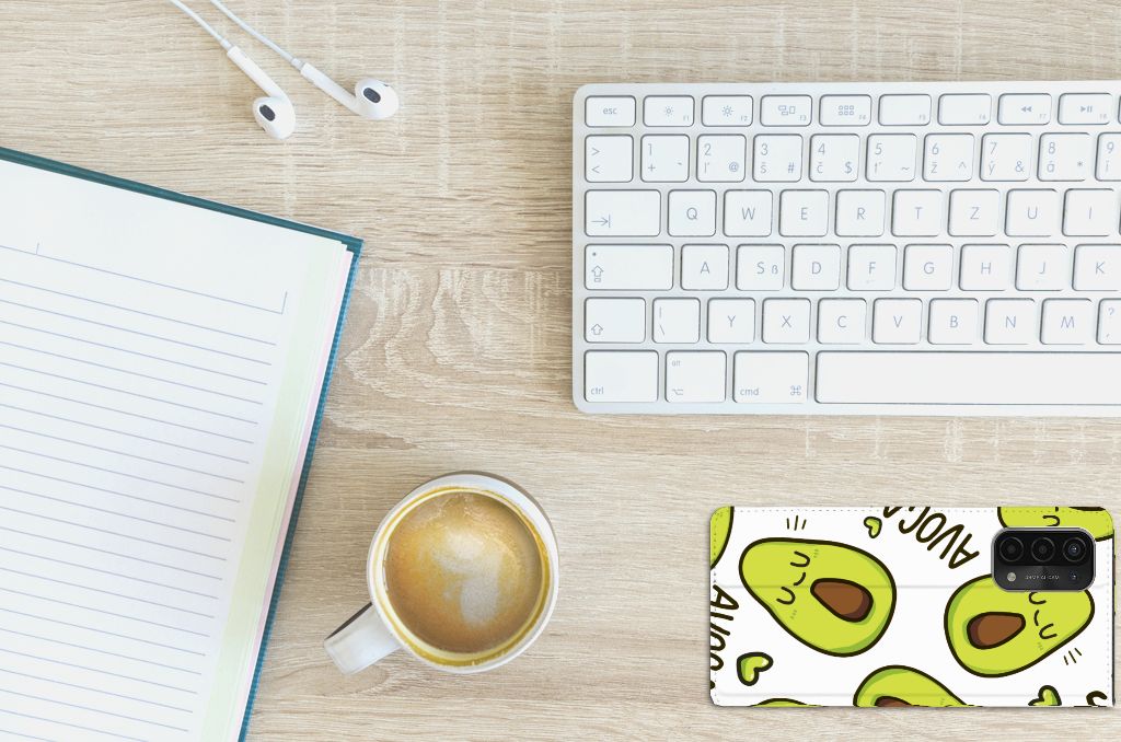 OPPO A54 5G | A74 5G | A93 5G Magnet Case Avocado Singing - B2C Telecom