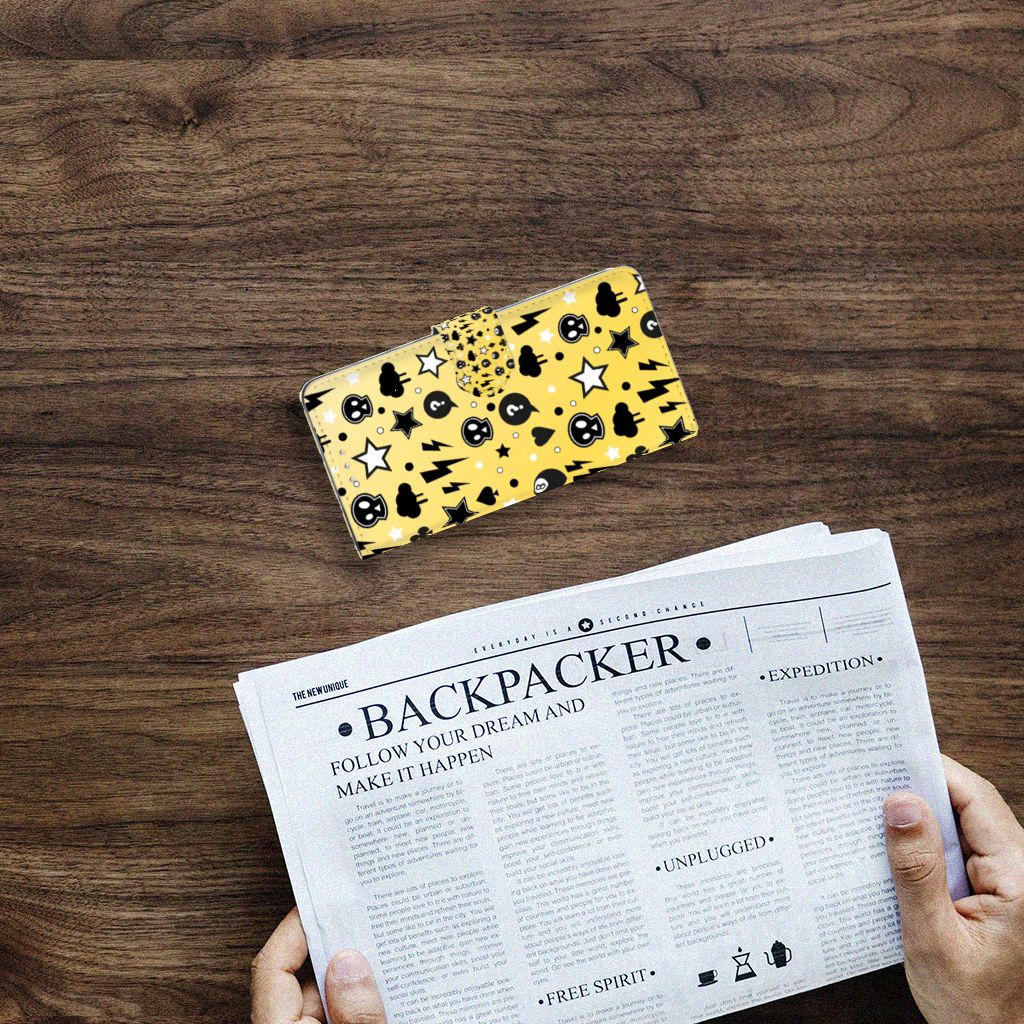 Telefoonhoesje met Naam Huawei Y7 (2019) Punk Geel