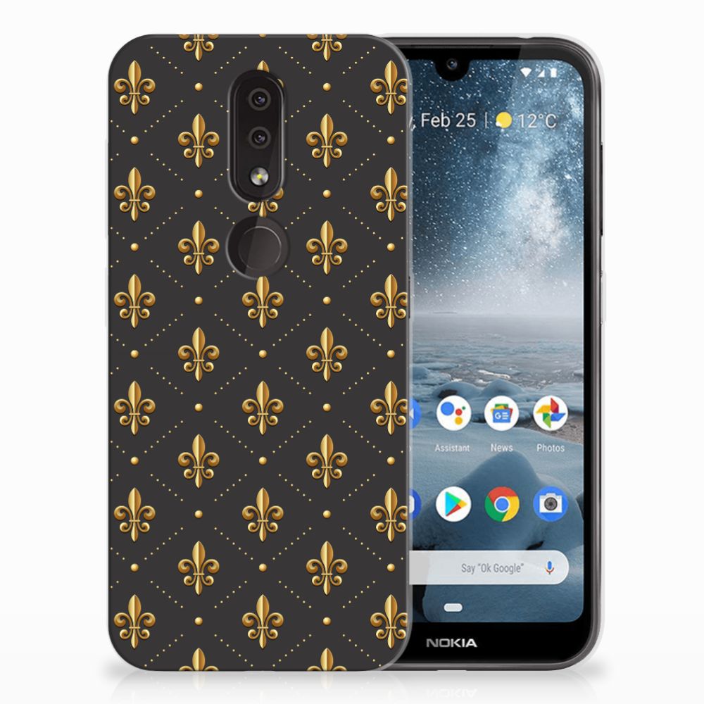 Nokia 4.2 TPU bumper Franse Lelie