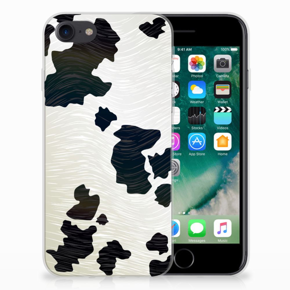 iPhone SE 2022 | SE 2020 | 8 | 7 TPU Hoesje Koeienvlekken