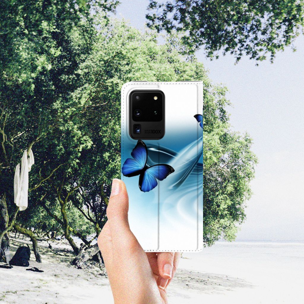 Samsung Galaxy S20 Ultra Hoesje maken Vlinders - B2C Telecom