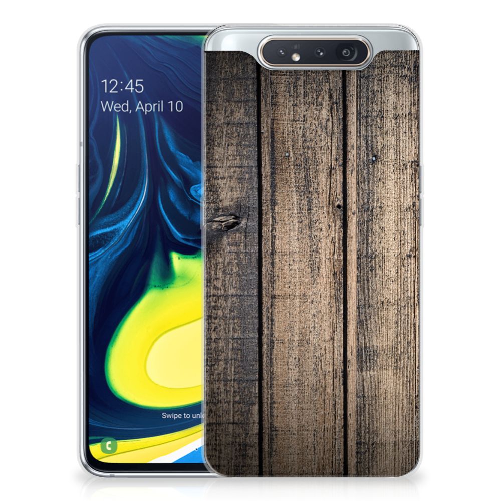 Samsung Galaxy A80 Bumper Hoesje Steigerhout