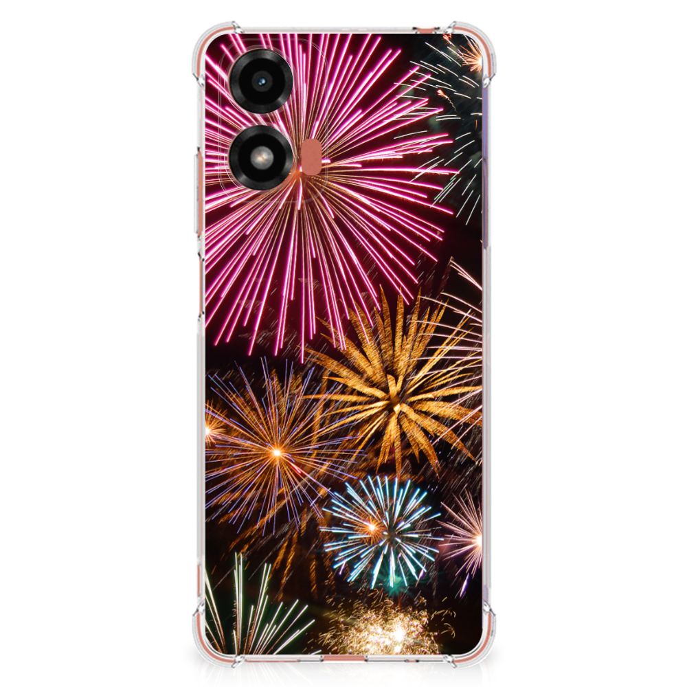 Motorola Moto G24 | G24 Power | G04 Anti Shock Bumper Case Vuurwerk