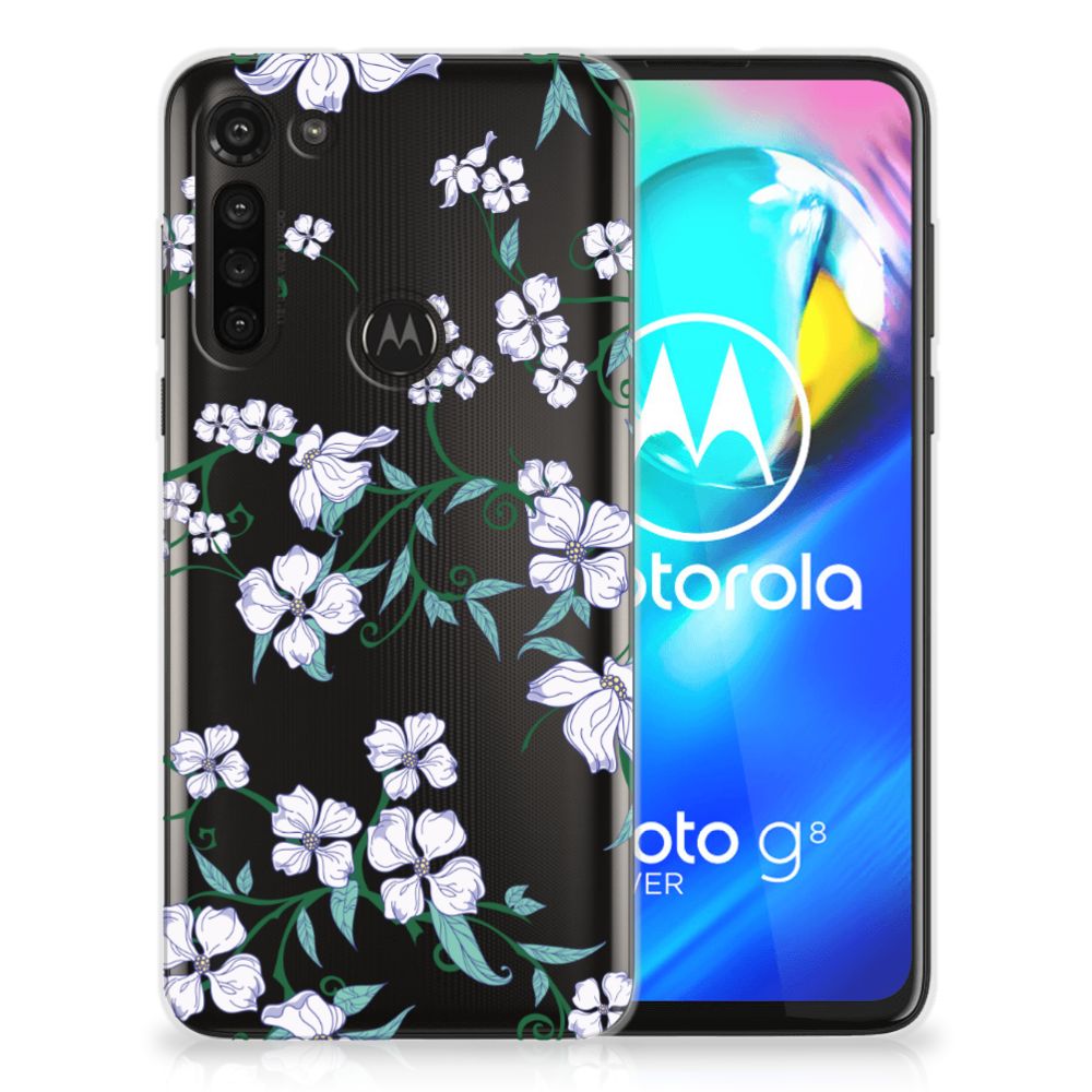 Motorola Moto G8 Power Uniek TPU Case Blossom White B2C Telecom