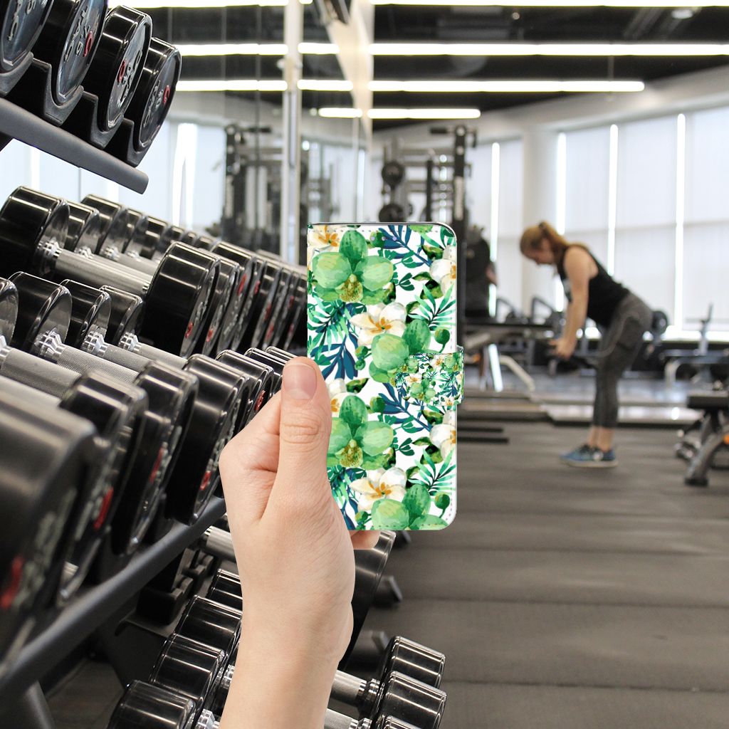 Samsung Galaxy S20 Hoesje Orchidee Groen