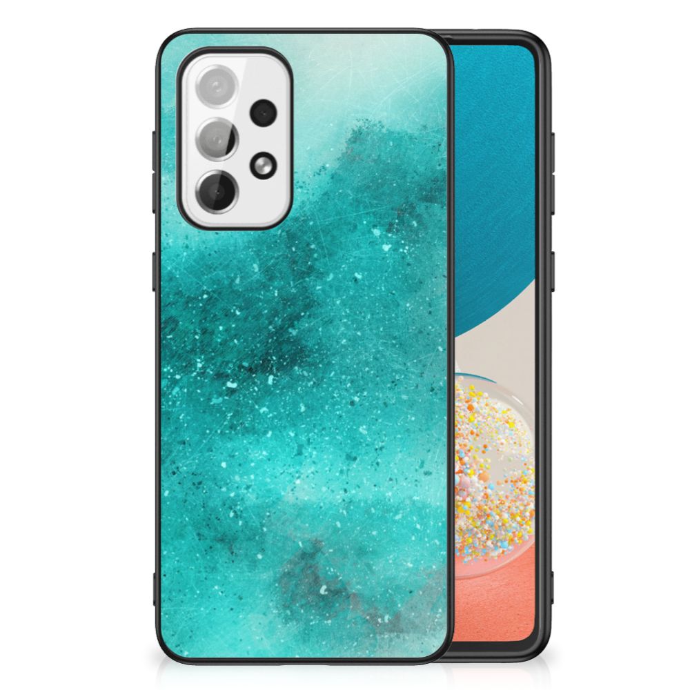 Kleurrijke Telefoonhoesje Samsung Galaxy A73 Painting Blue B2C Telecom