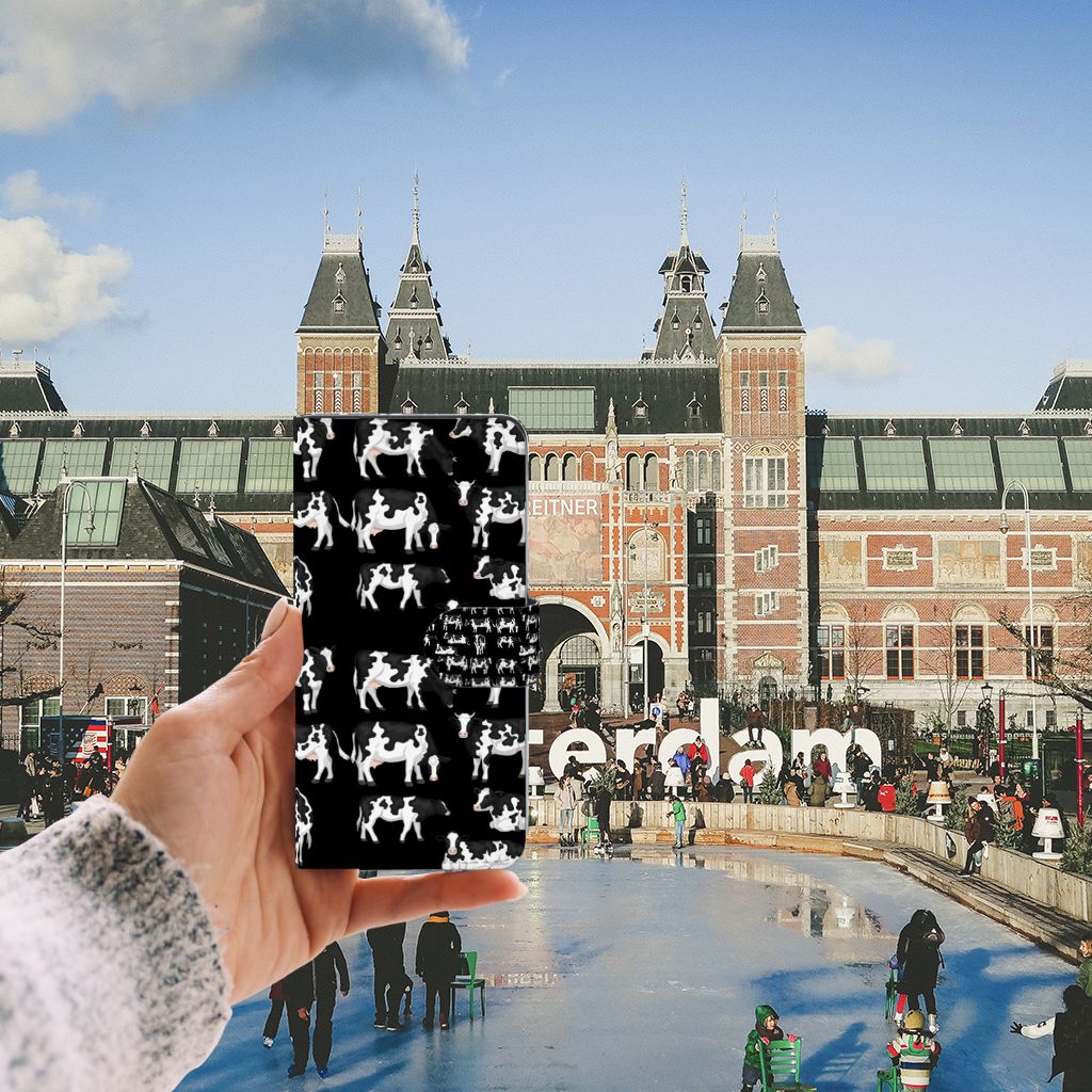 Huawei P10 Lite Telefoonhoesje met Pasjes Koetjes