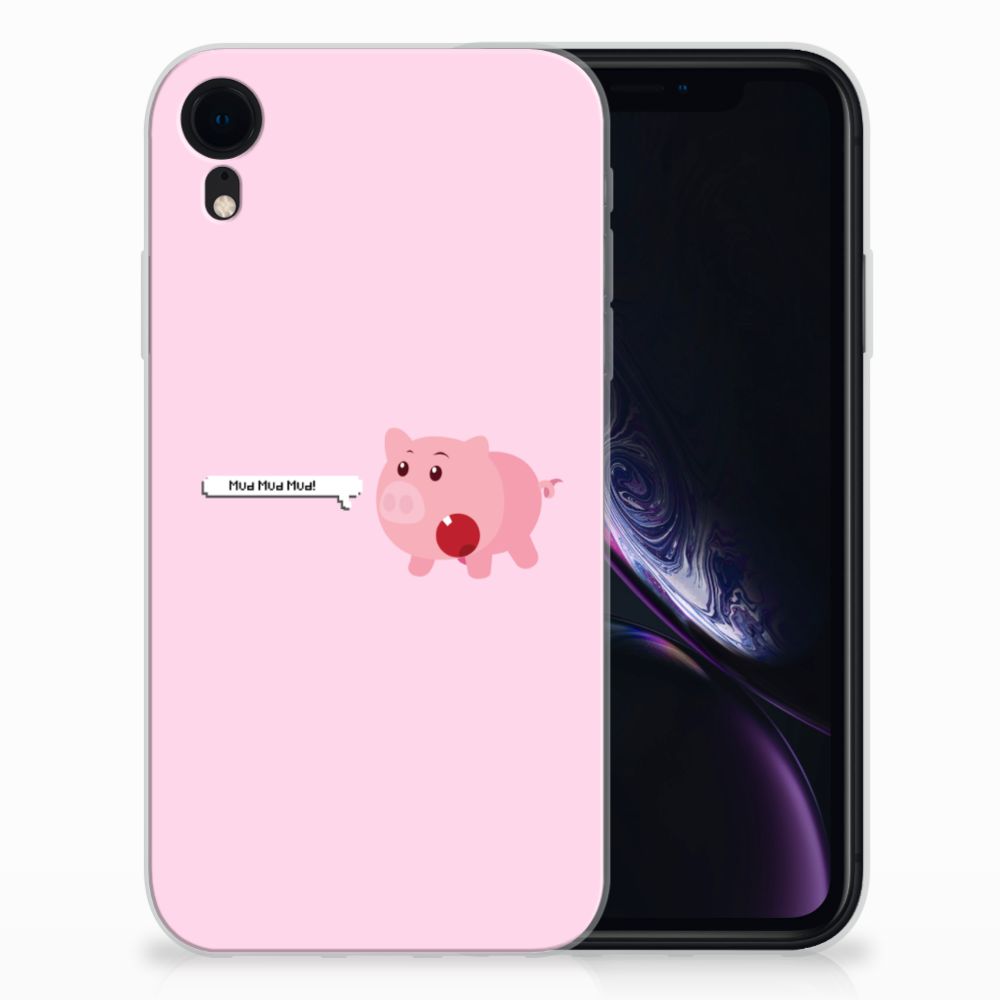 Apple iPhone Xr Telefoonhoesje met Naam Pig Mud