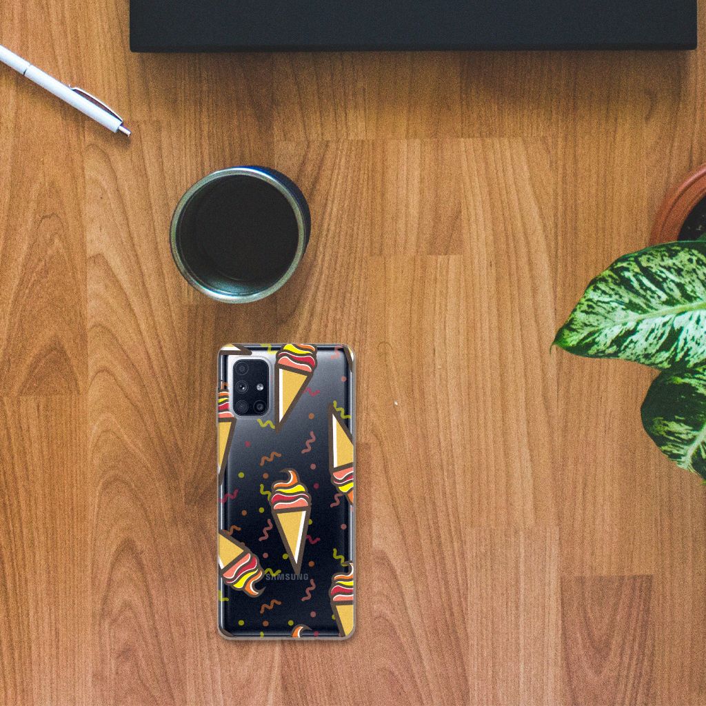 Samsung Galaxy M51 Siliconen Case Icecream B2C Telecom