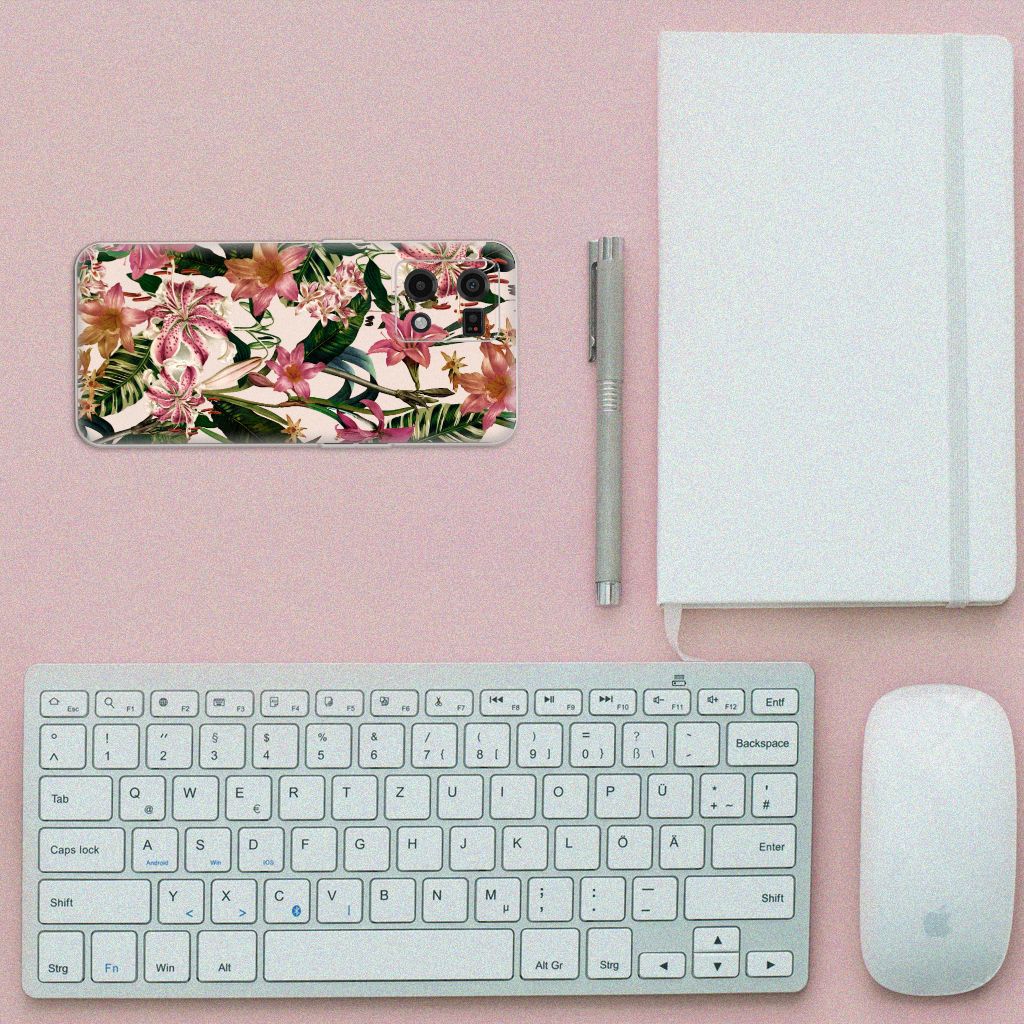 OPPO Reno7 4G TPU Case Flowers