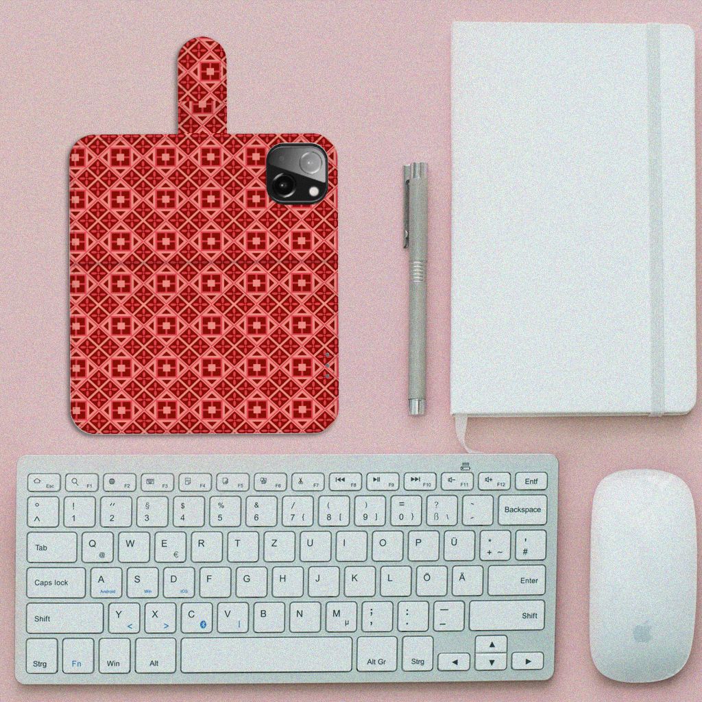 iPhone 13 Mini Telefoon Hoesje Batik Rood