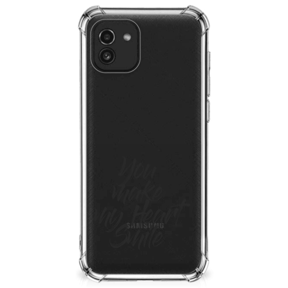 Samsung Galaxy A03 Telefoonhoesje met tekst Heart Smile B2C Telecom