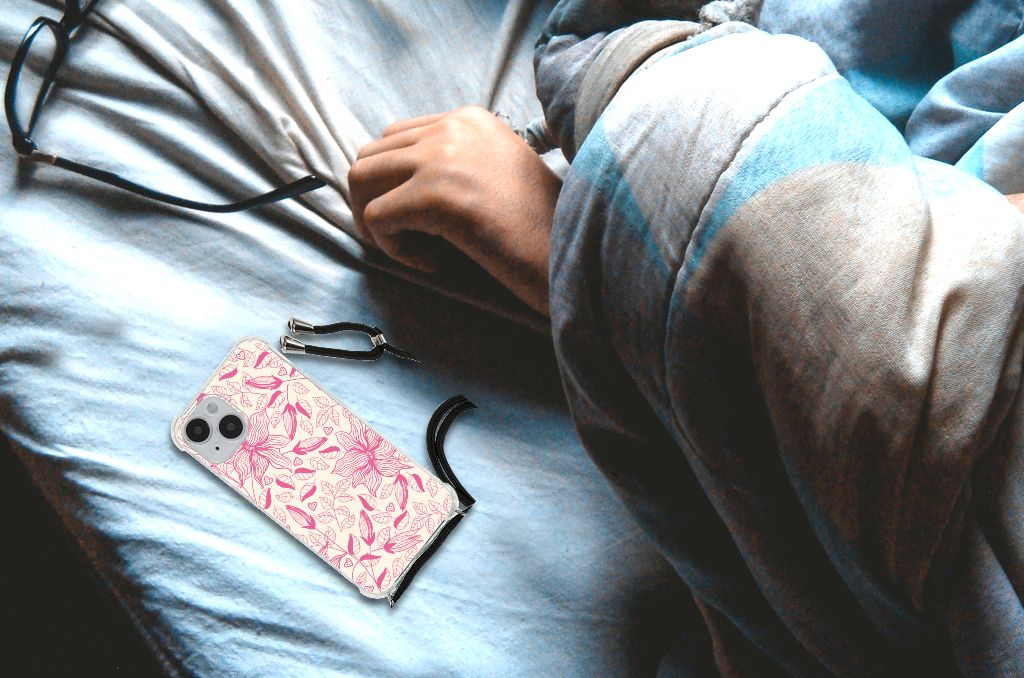 iPhone 14 Case Pink Flowers B2C Telecom