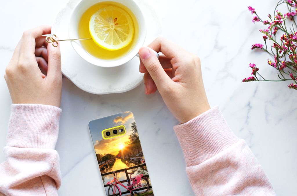 Samsung Galaxy S10e Siliconen Back Cover Amsterdamse Grachten