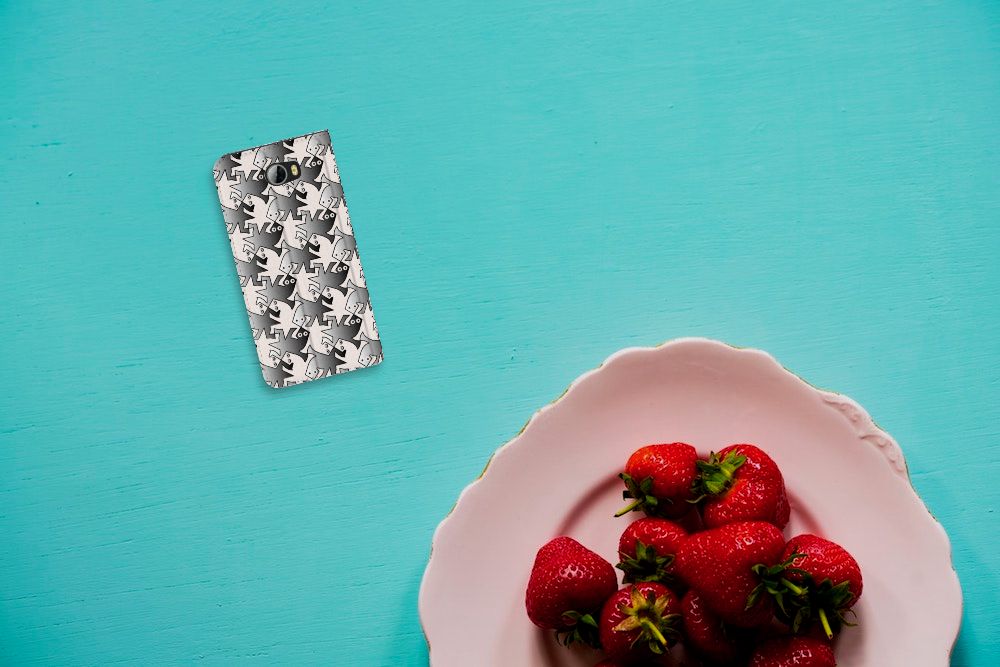 Huawei Y5 2 | Y6 Compact Hoesje maken Salamander Grey
