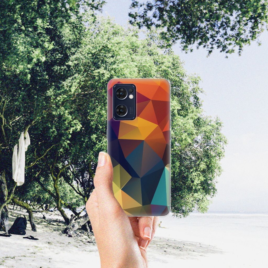 OPPO Reno 7 5G | Find X5 Lite TPU Hoesje Polygon Color B2C Telecom