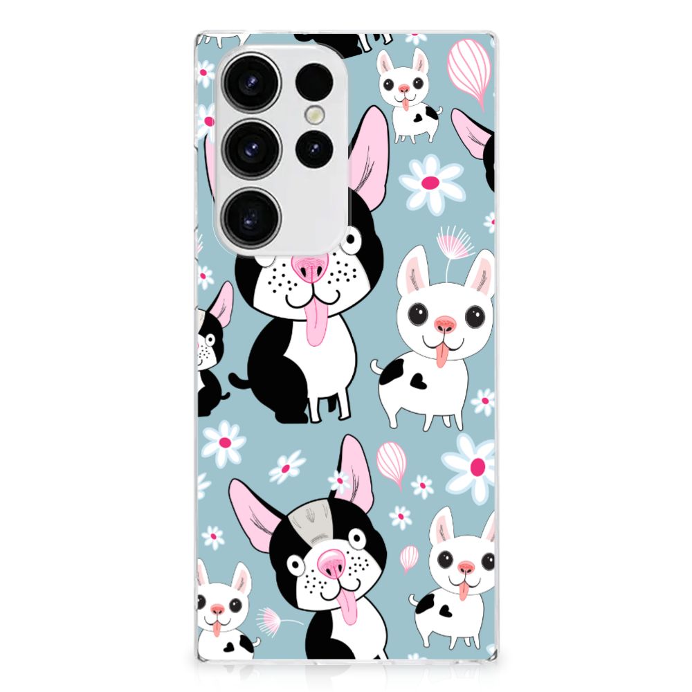 Samsung Galaxy S23 Ultra TPU Hoesje Hondjes B2C Telecom