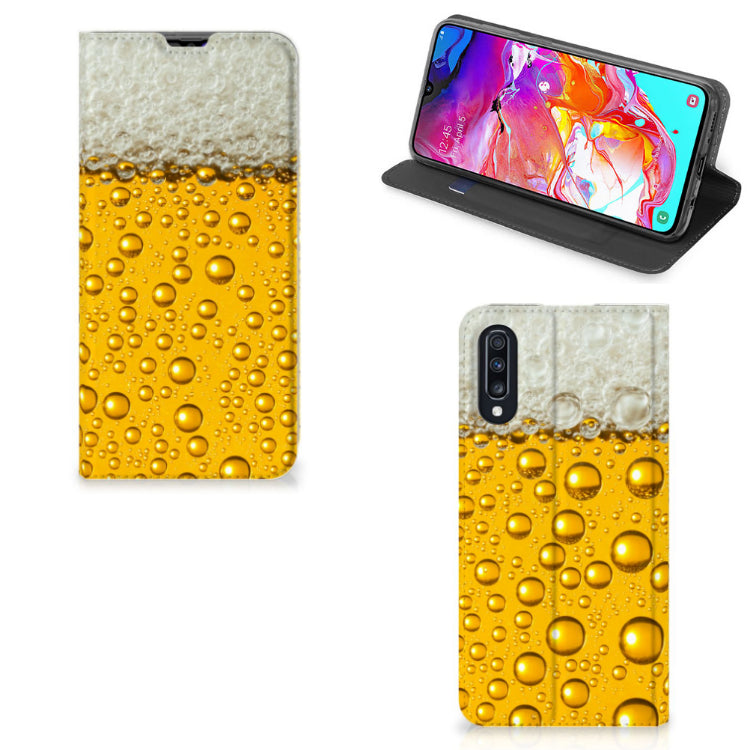 Samsung Galaxy A70 Flip Style Cover Bier