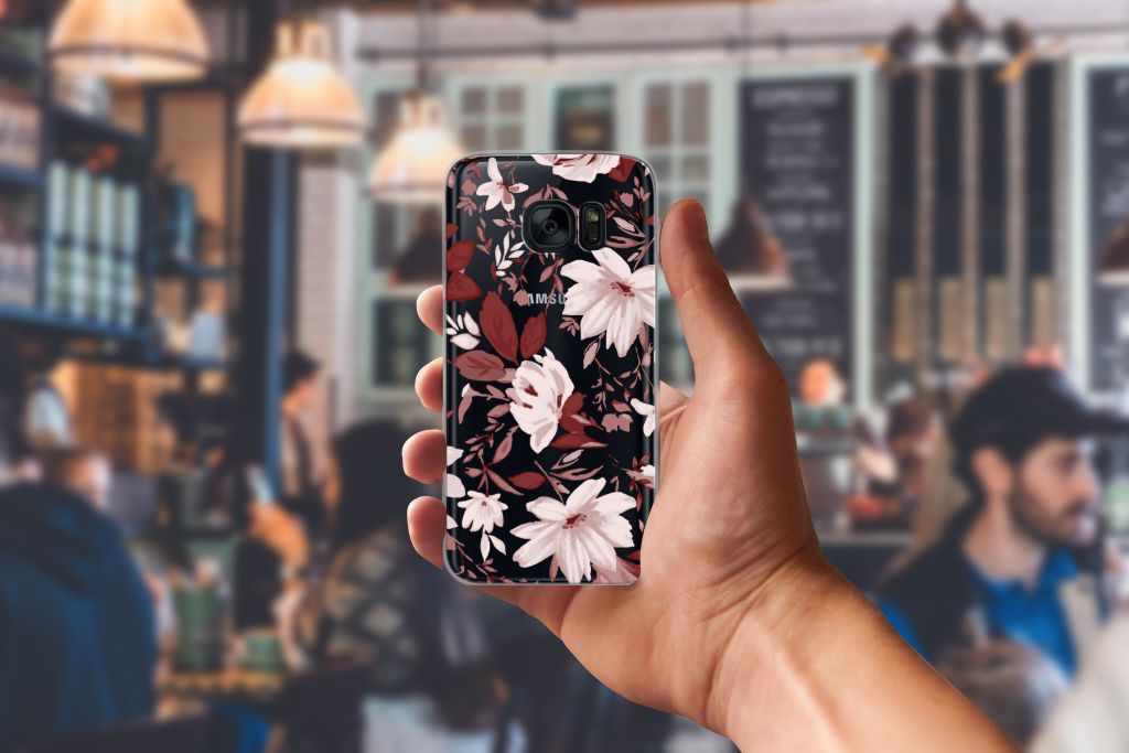 Hoesje maken Samsung Galaxy S7 Watercolor Flowers