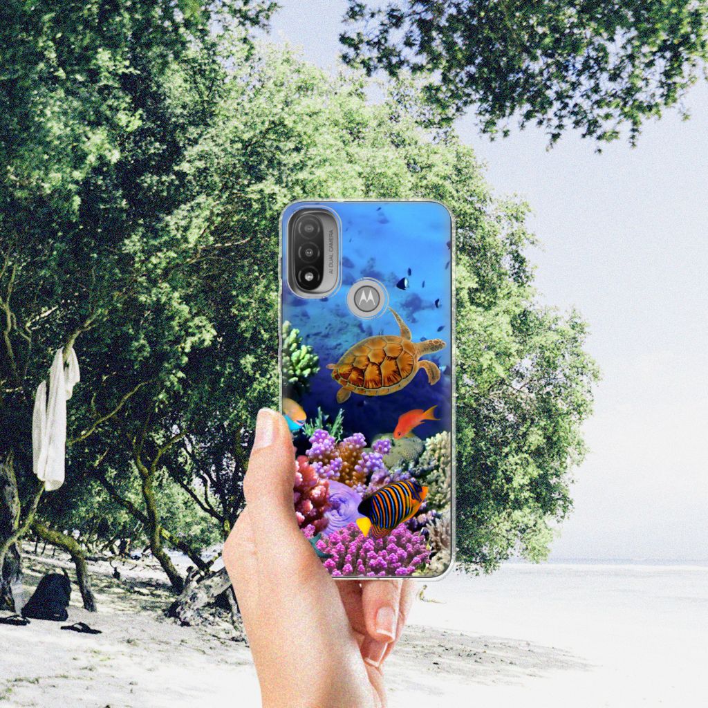 Motorola Moto E20 | E40 TPU Hoesje Vissen B2C Telecom