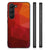 Backcover voor Samsung Galaxy S23 Polygon Red