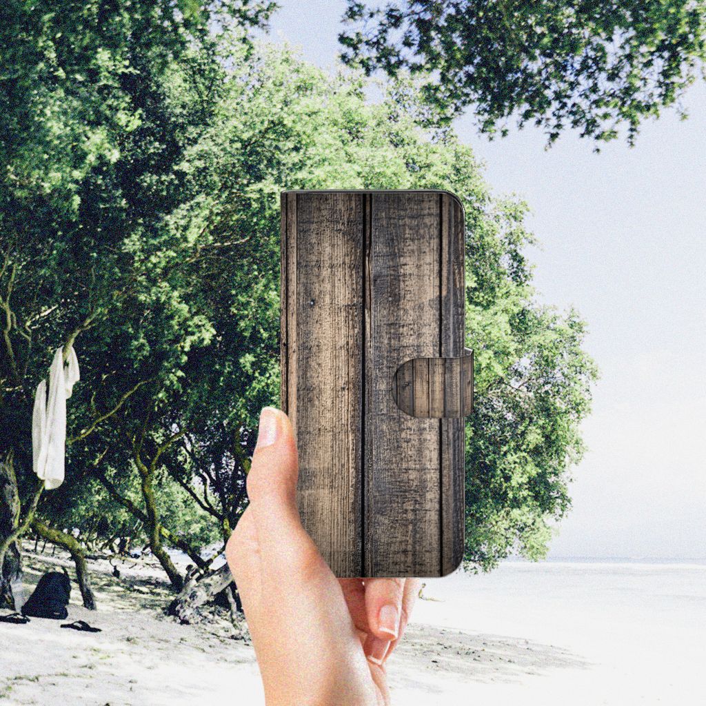 Motorola Moto G32 Book Style Case Steigerhout