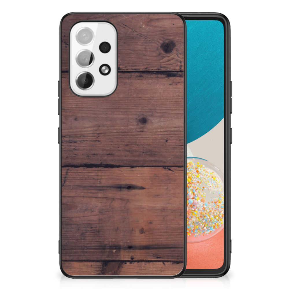 Samsung Galaxy A53 Houten Print Telefoonhoesje Old Wood