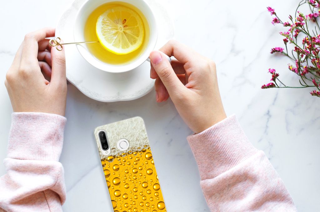 Huawei P30 Lite Siliconen Case Bier