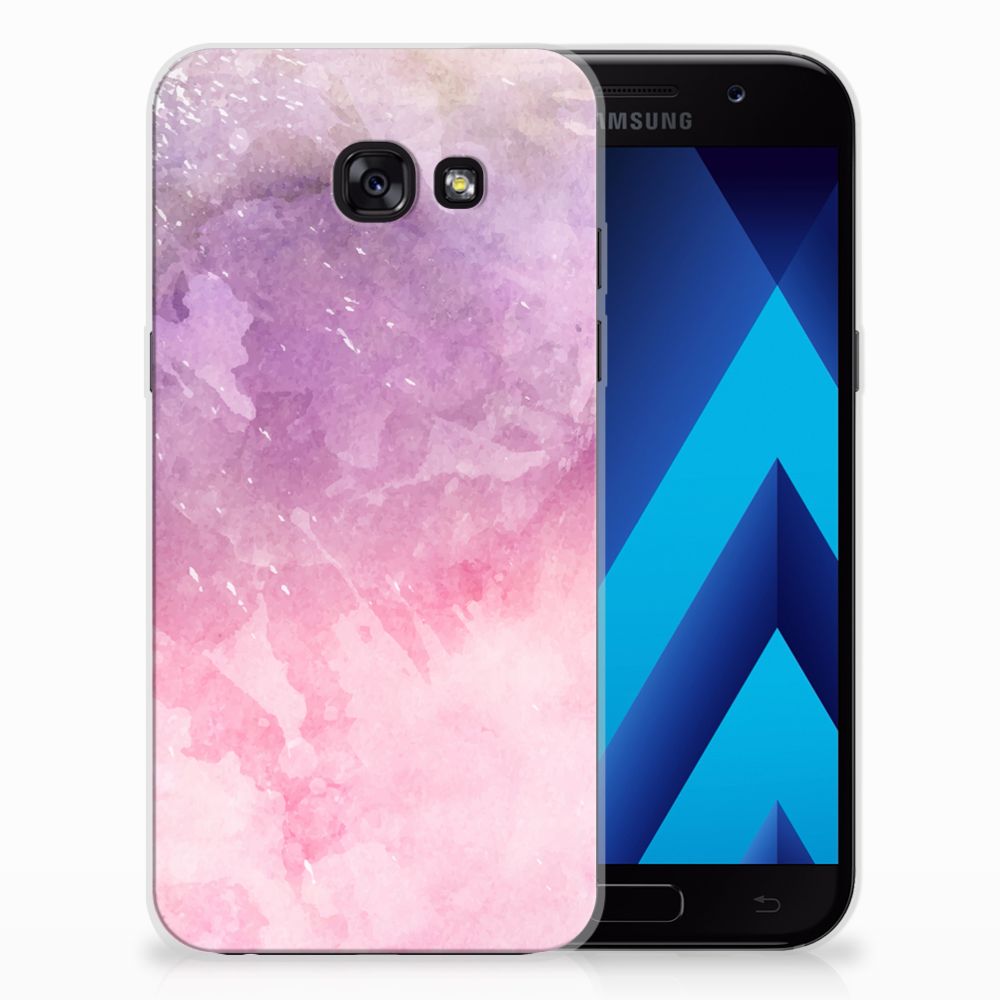 Hoesje maken Samsung Galaxy A5 2017 Pink Purple Paint