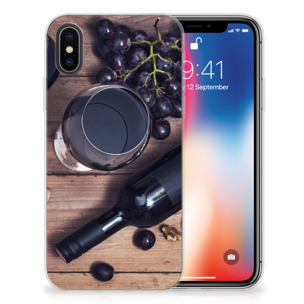 Apple iPhone X | Xs Siliconen Case Wijn