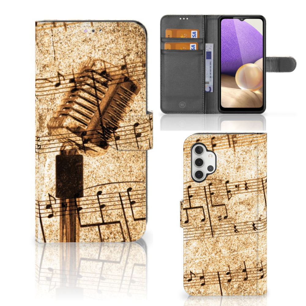 Samsung Galaxy A32 4G Telefoonhoesje met foto Bladmuziek
