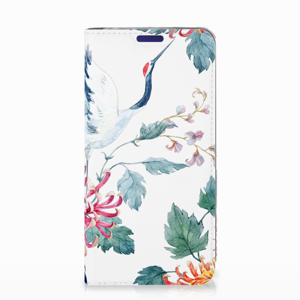 Samsung Galaxy S10e Hoesje maken Bird Flowers