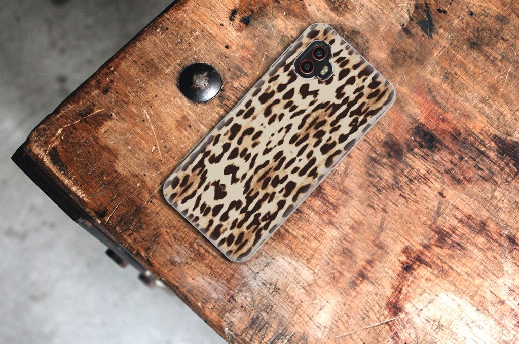 Samsung Galaxy Xcover 6 Pro TPU Hoesje Leopard B2C Telecom