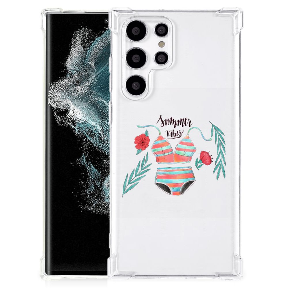 Samsung Galaxy S22 Ultra Stevig Bumper Hoesje Boho Summer B2C Telecom
