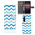 Sony Xperia 1 II Telefoon Hoesje Zigzag Blauw