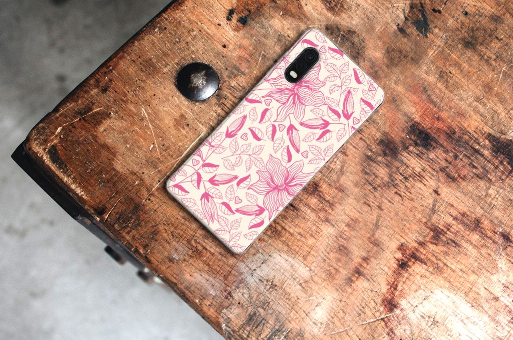 Samsung Xcover Pro TPU Case Pink Flowers B2C Telecom