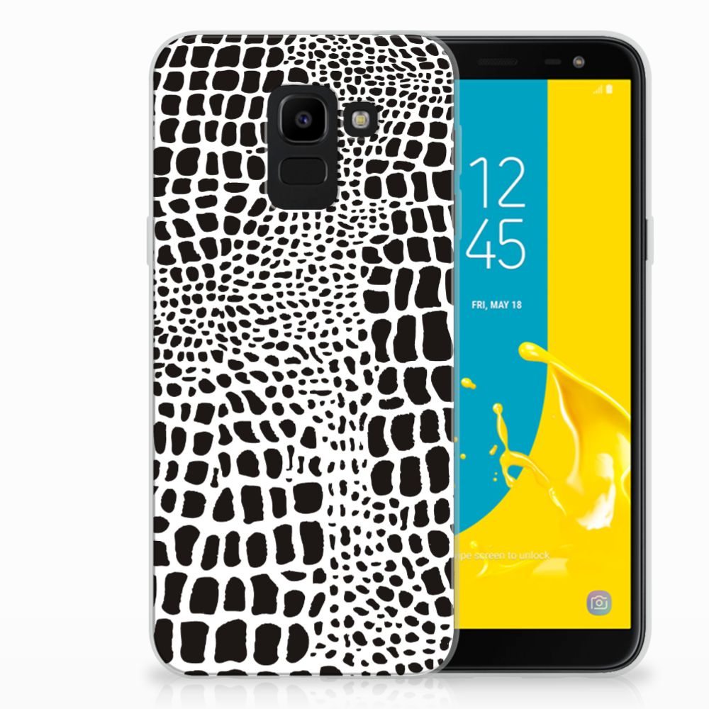 Samsung Galaxy J6 2018 TPU Hoesje Slangenprint