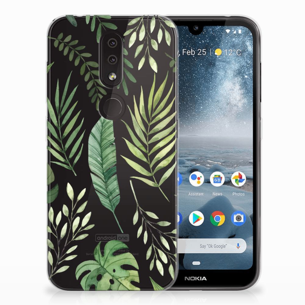 Nokia 4.2 TPU Case Leaves