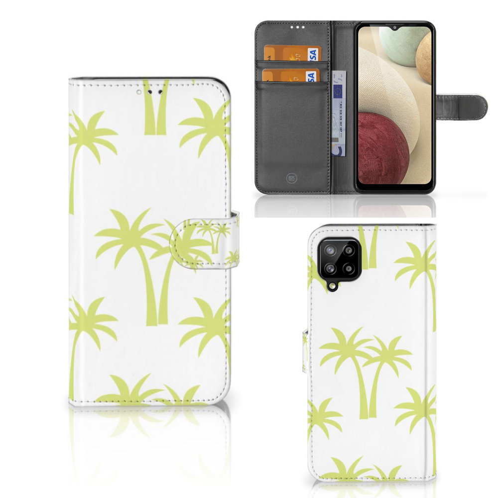 Samsung Galaxy A12 Hoesje Palmtrees